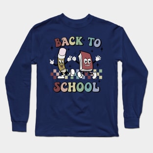 Back To School Retro Fun Design Long Sleeve T-Shirt